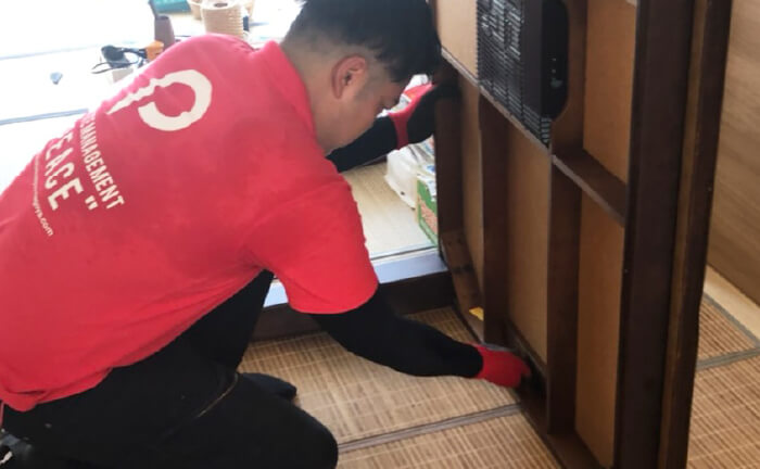 大型の品は分解後に小分け搬出